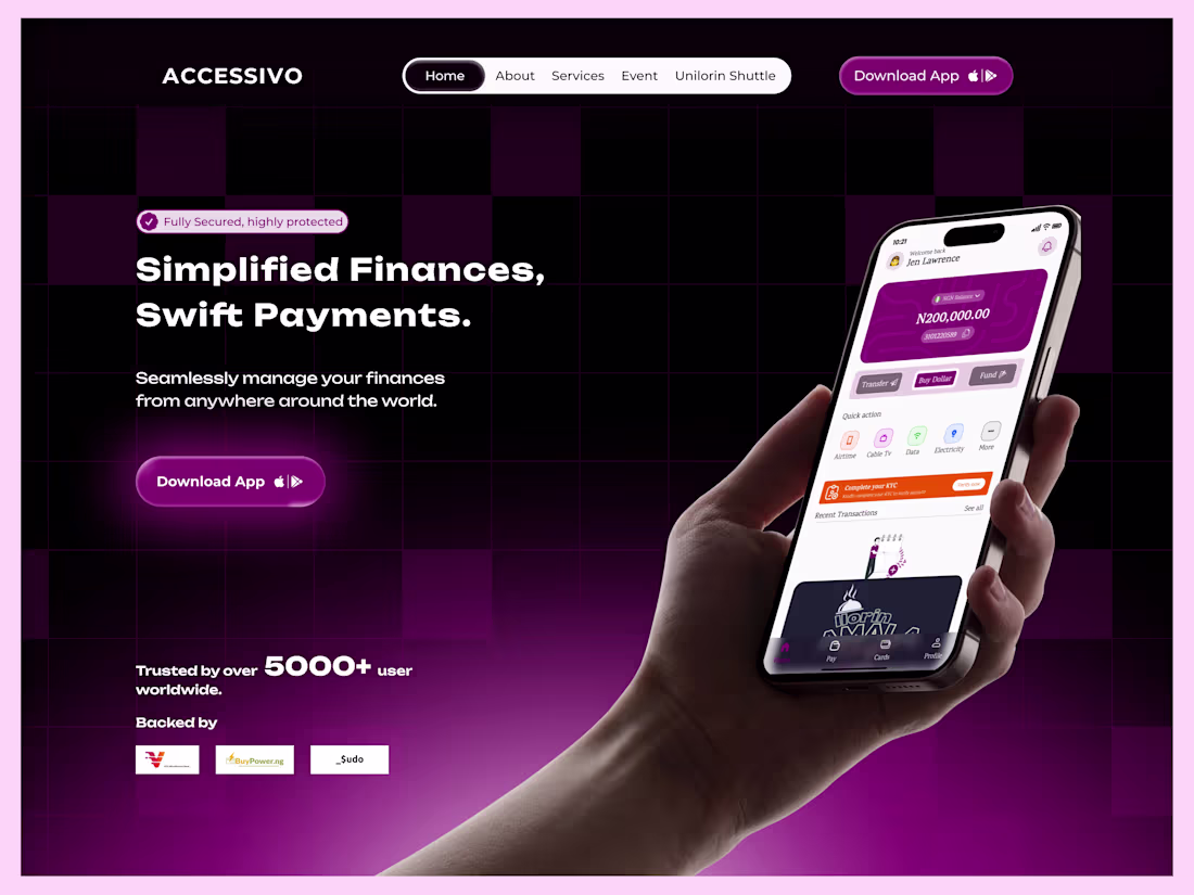 Cover image for Accessivo - Real-Time Financial Insights & Savings