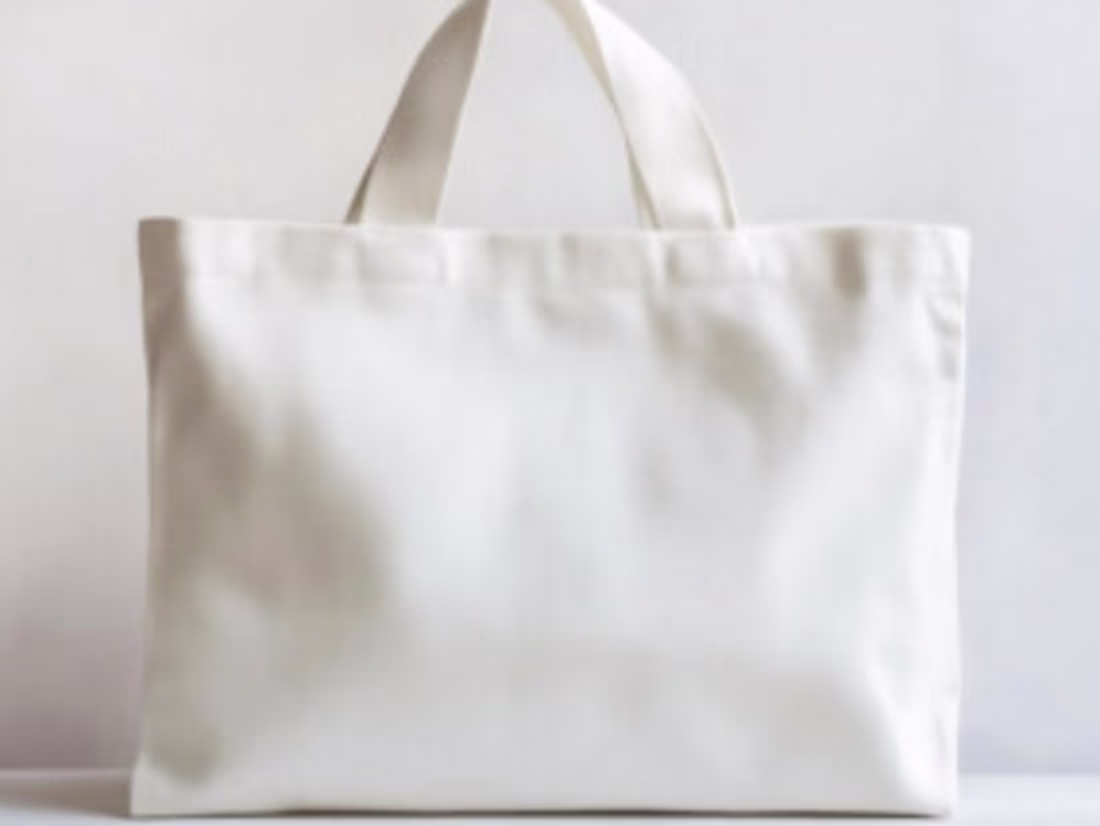 Cover image for Simple White Tote Bag Perfect