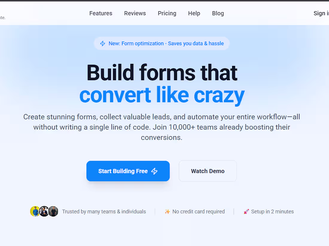 Cover image for Formboom is a no-code SaaS