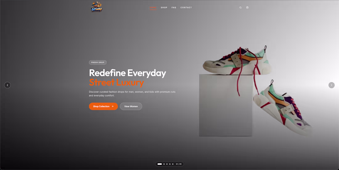 Cover image for A modern, premium e-commerce storefront