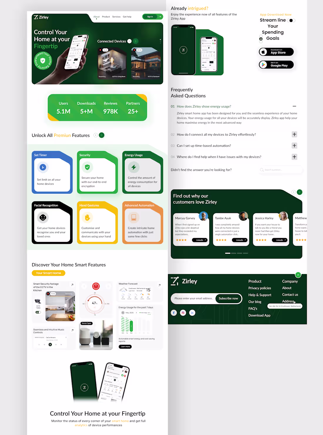 Cover image for Smart Home App Website.
Control Your