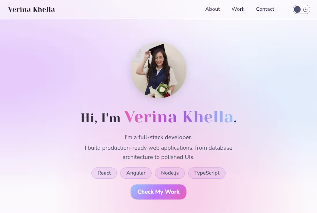 Cover image for Developer Portfolio
