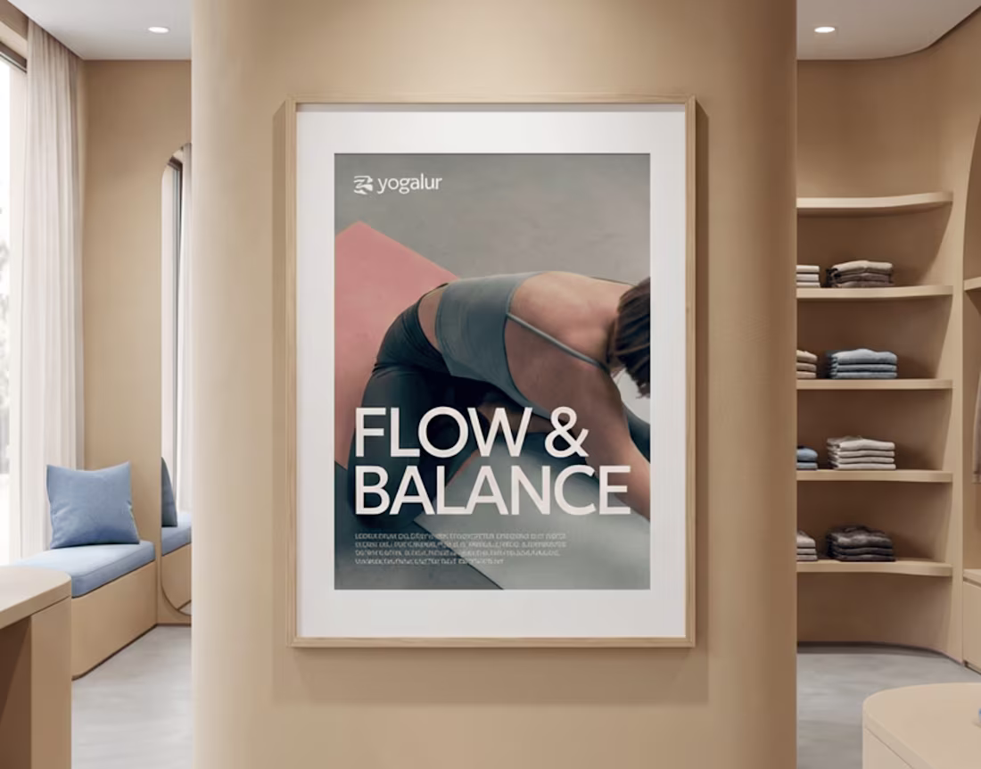 Cover image for AI Brand Concept – Yoga & Wellness