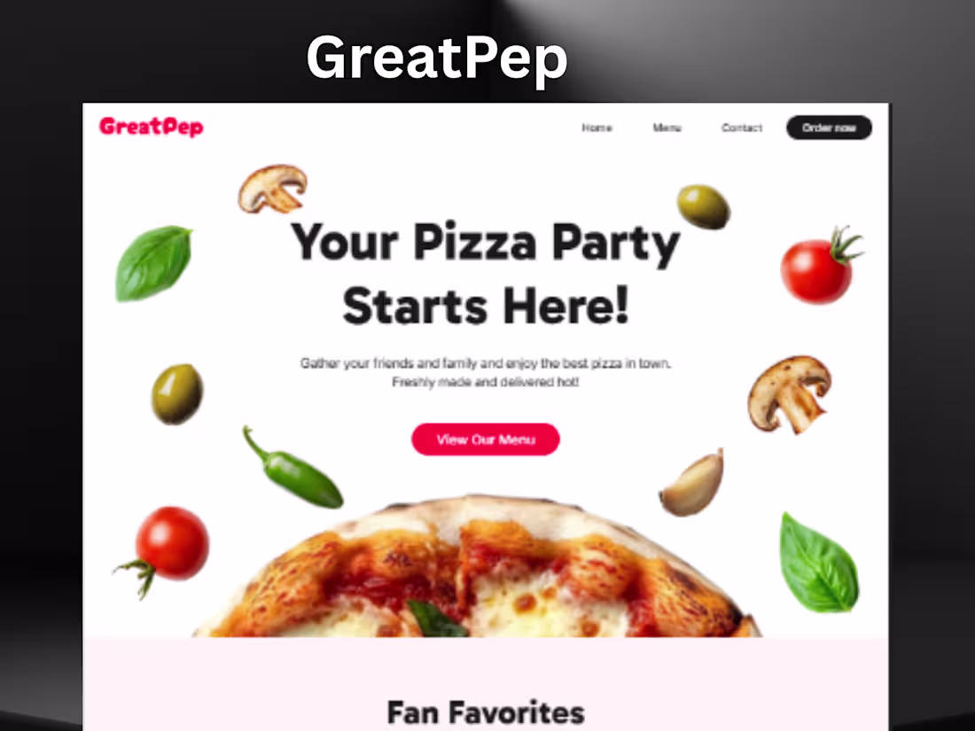 Cover image for Restaurant website