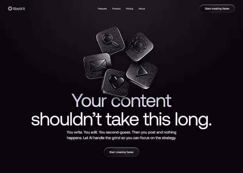 Cover image for Hero concept for a content