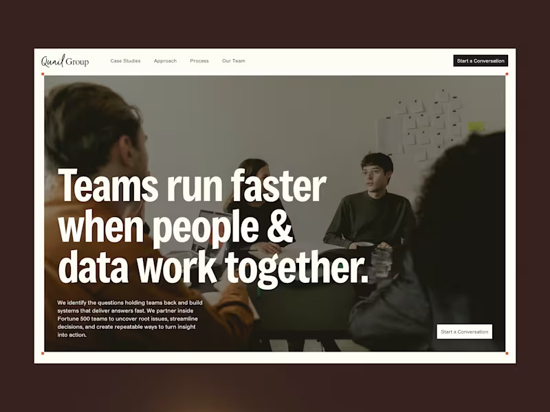 Cover image for Quail Group Website Refinements