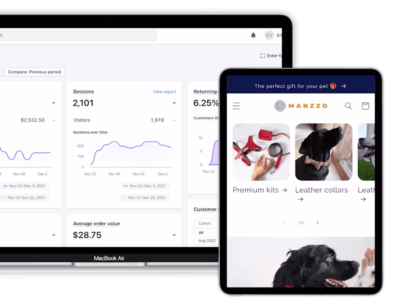 Cover image for Manzzo | E-commerce