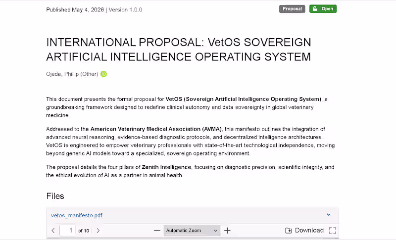 Cover image for VetOS: Sovereign AI Operating System Architected