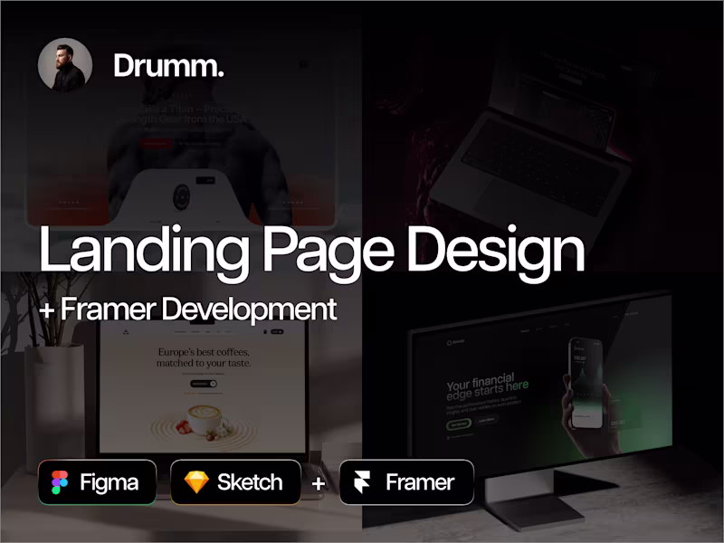 Cover image for Landing Page Design + Framer Development 