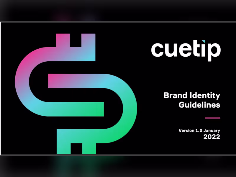 Cover image for Cuetip - Brand Identity & Visual Guidelines System