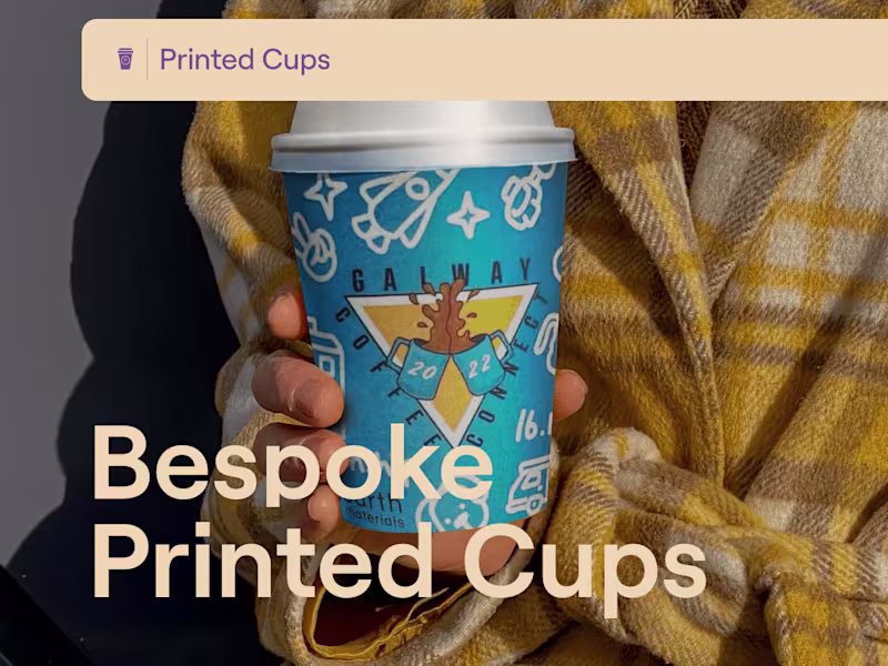 Cover image for Printed Cups- Wordpress website 