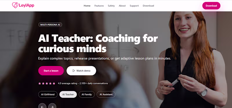 Cover image for I made this website for showcase of an AI app, the client wa...