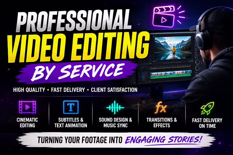 Cover image for Video editing