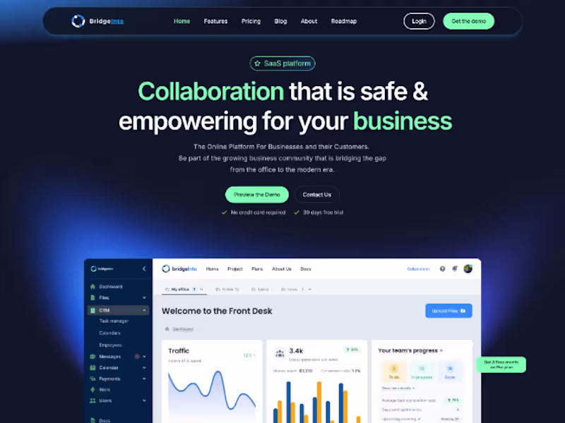 Cover image for BridgeInto – Business platform for those who value their privacy