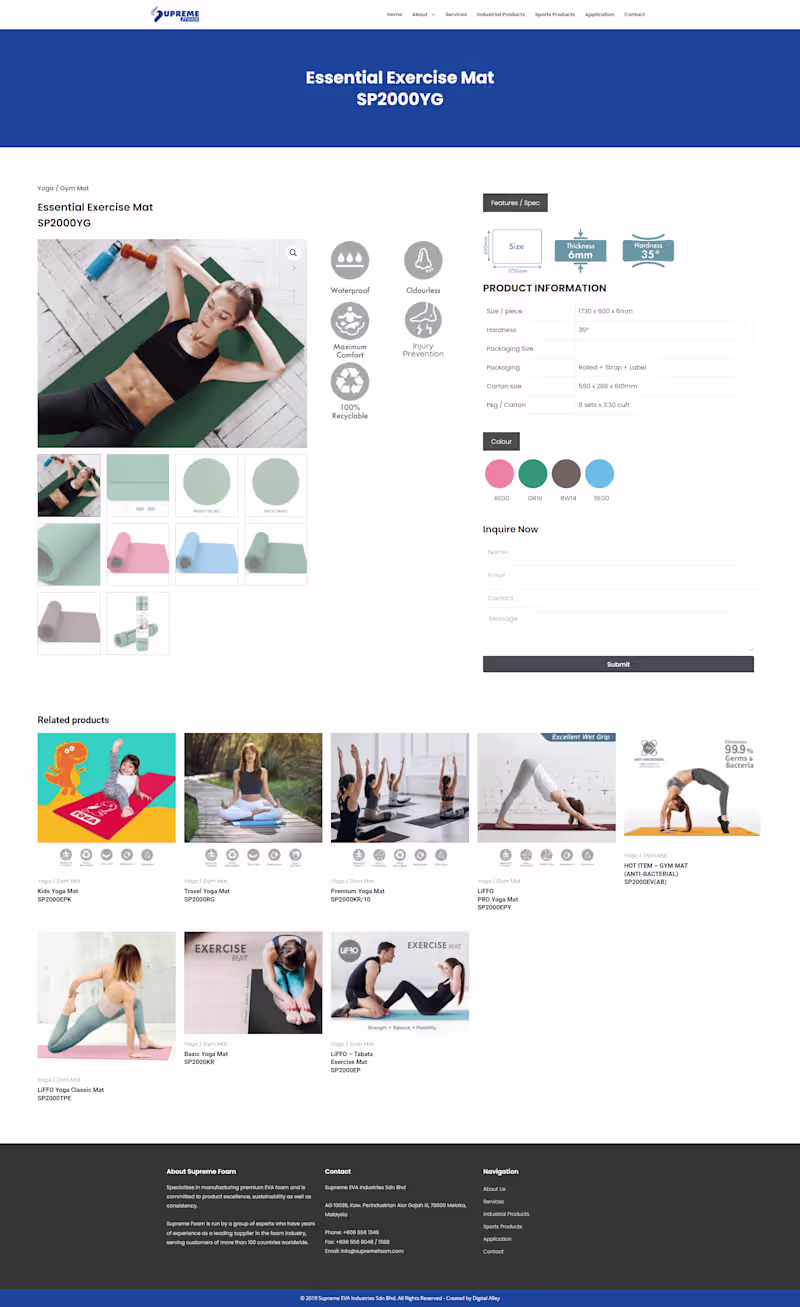 Cover image for Supremefoam | Website Development
