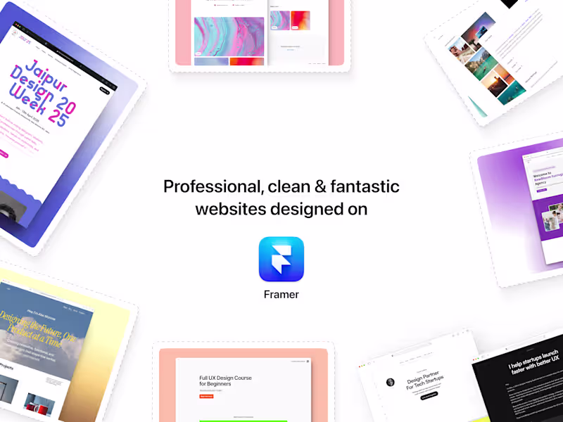Cover image for Website development on Framer