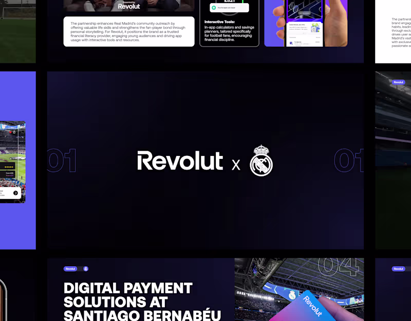 Cover image for Revolut x Real Madrid Partnership Concept Presentation
