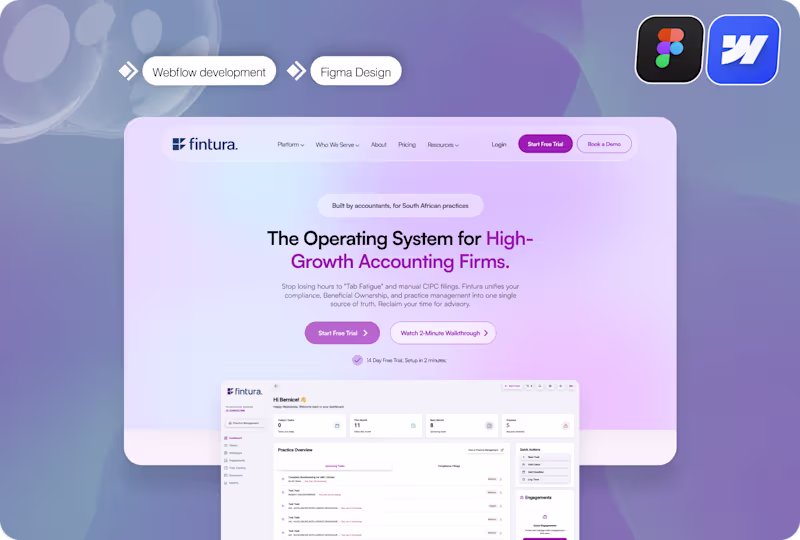 Cover image for The client, an award-winning fintech startup, needed a compl...