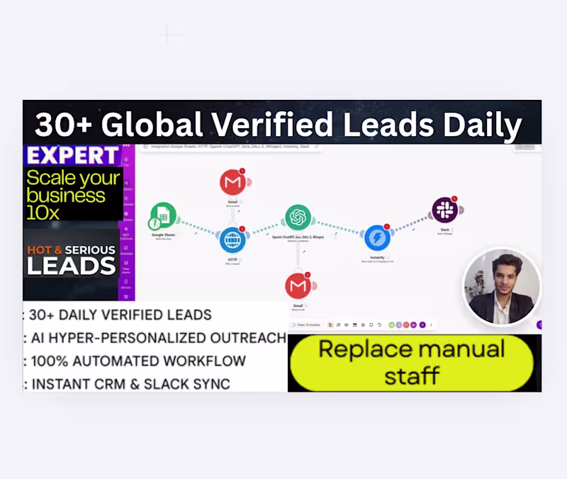 Cover image for AI-Powered Outbound Growth Engine: 30+