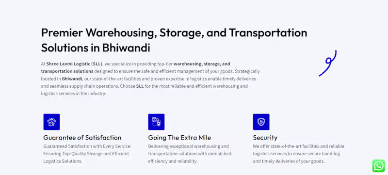 Cover image for Built the Shreelaxmi Logistic website