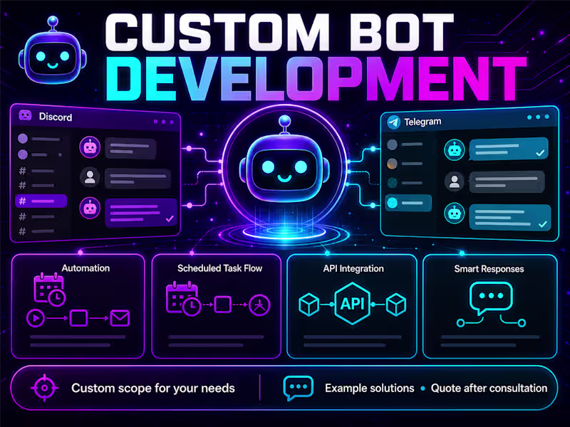Cover image for Advanced Discord Bot Development