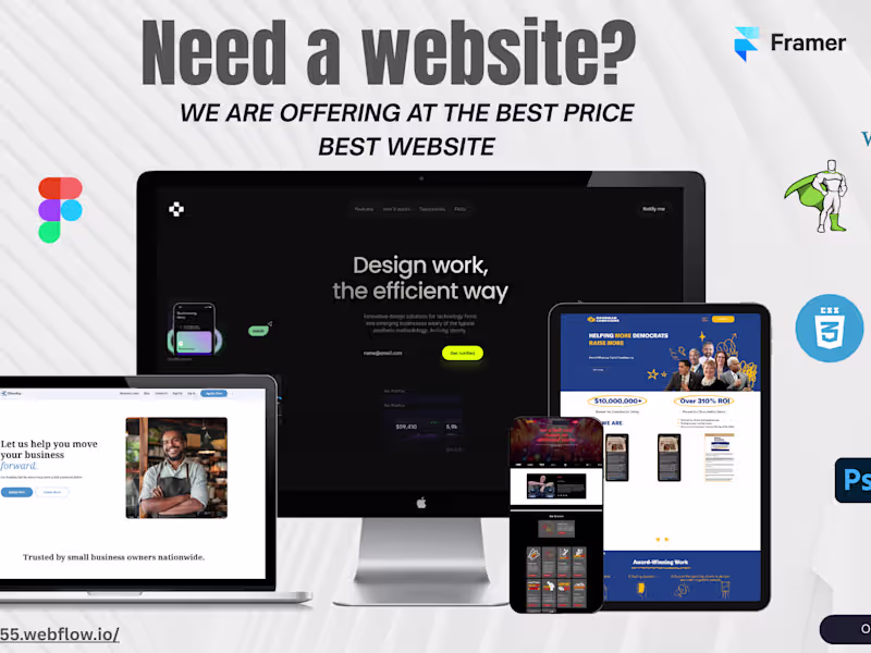 Cover image for Custom Website Design & Development
