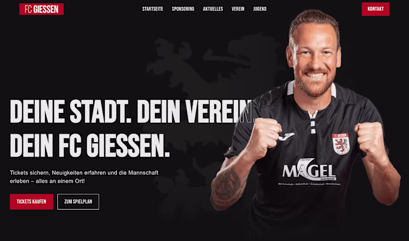Cover image for FC Gießen – Dein #fussballzuhause | Offizielle Vereinsseite