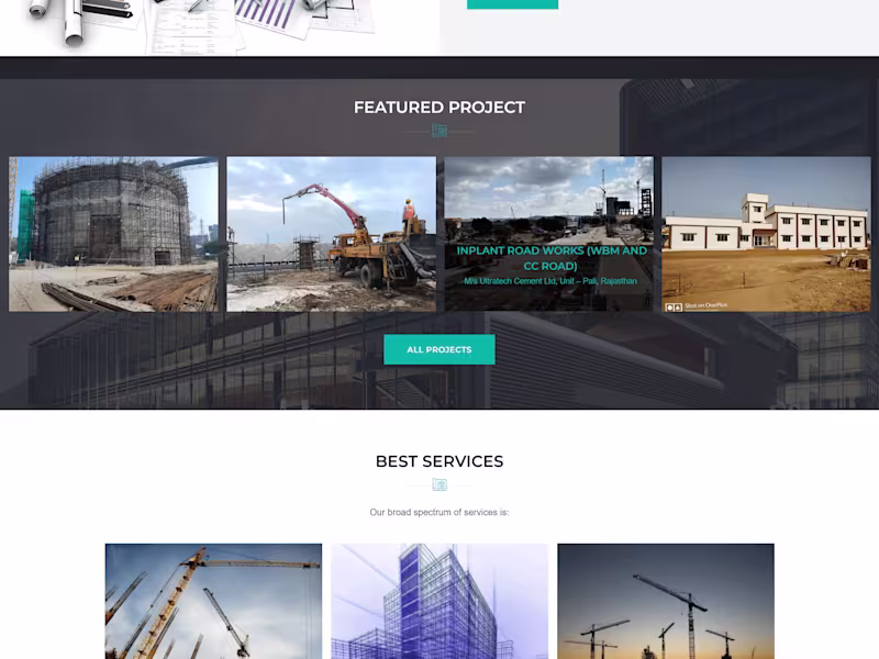 Cover image for Home - Mathur Engg. & Construction