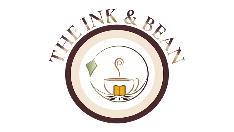 Cover image for The Ink & Bean - Coffee Shop & Book Café Logo Design