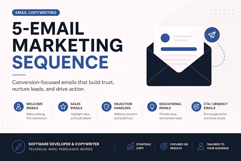 Cover image for 5-Email Marketing Sequence