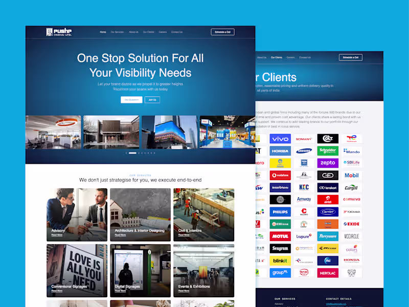 Cover image for Advertising Agency Website