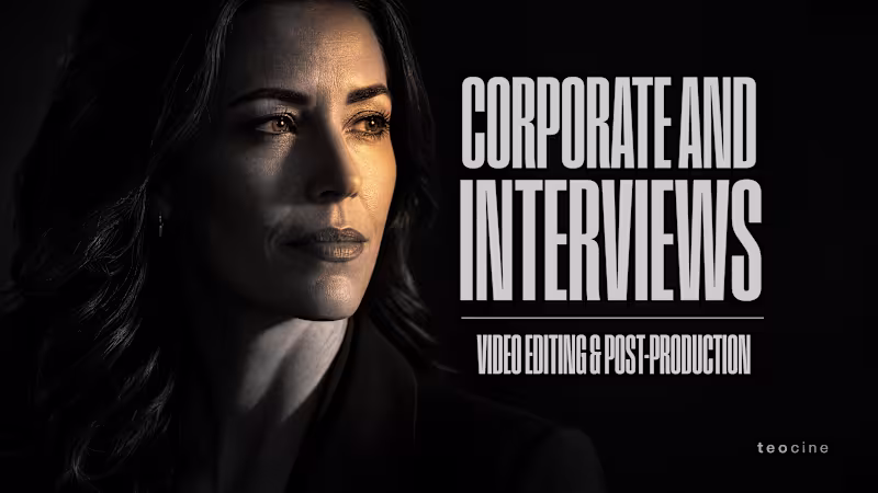 Cover image for Corporate & Brand Video Editing