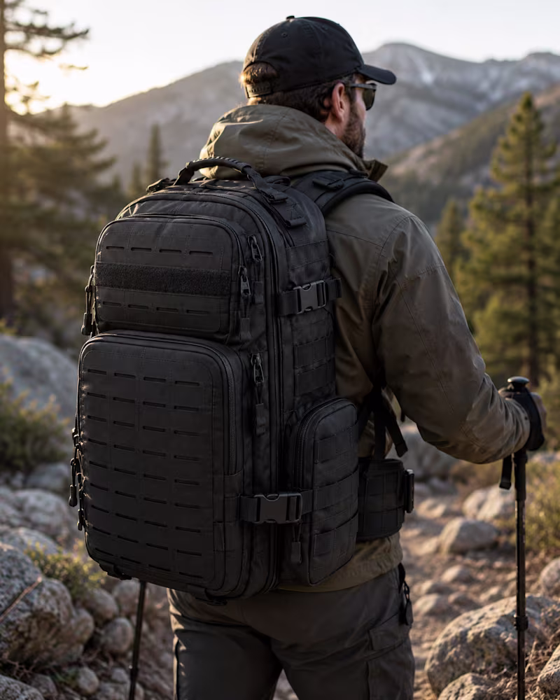 Cover image for MOLLE BACKPACK TECHNICAL DRAWING TECH