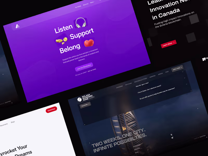 Cover image for Website Designs