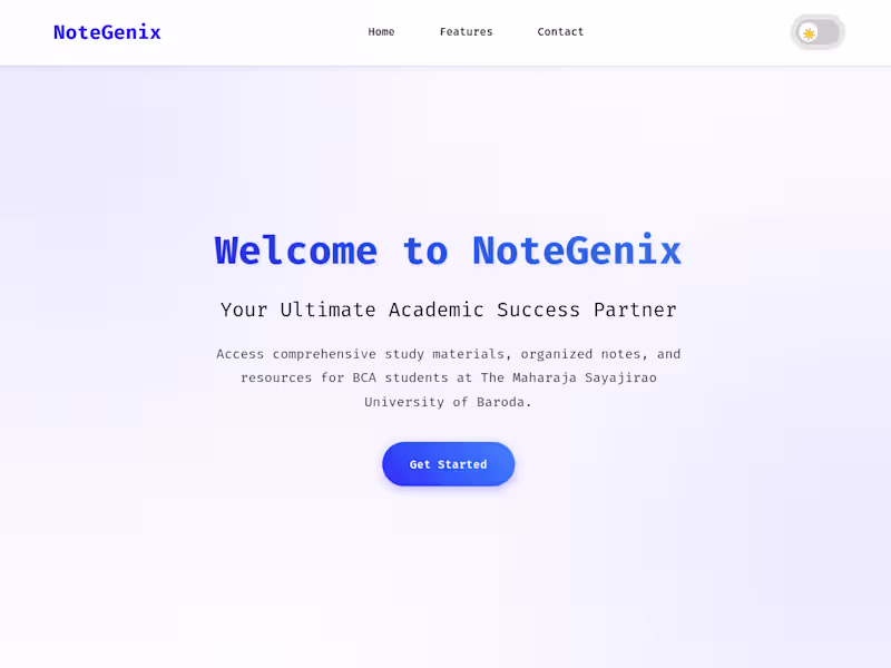 Cover image for Notegenix Note-Taking Web App Development