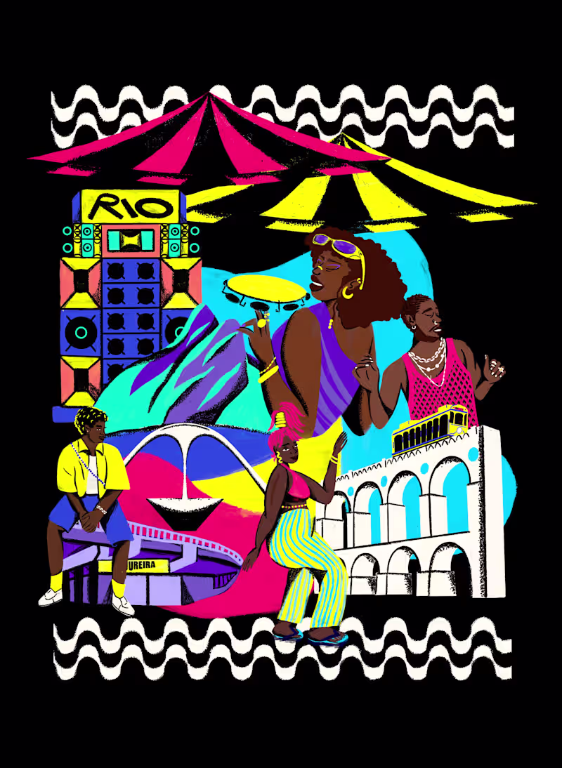 Cover image for Illustration for AFROPUNK Experience 2025
