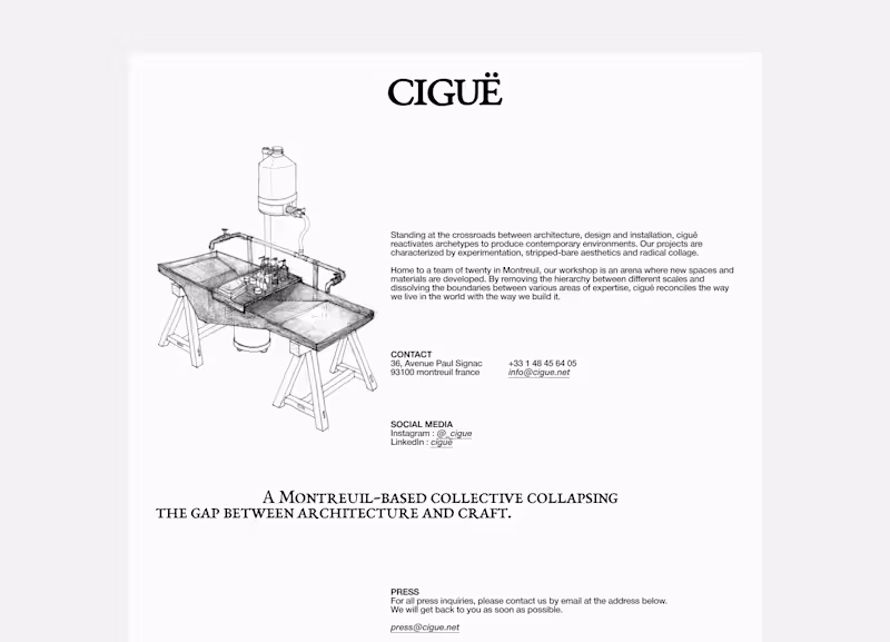 Cover image for CIGUË Web Design and Visual Language