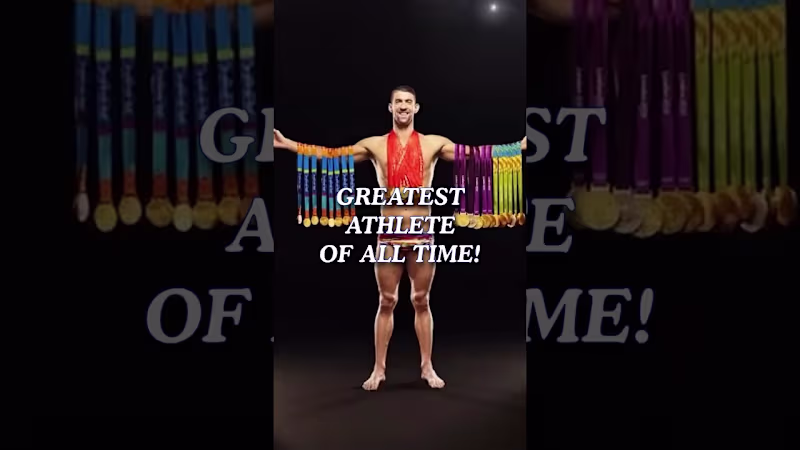 Cover image for Michael Phelps - Vertical Video For YouTube Shorts 