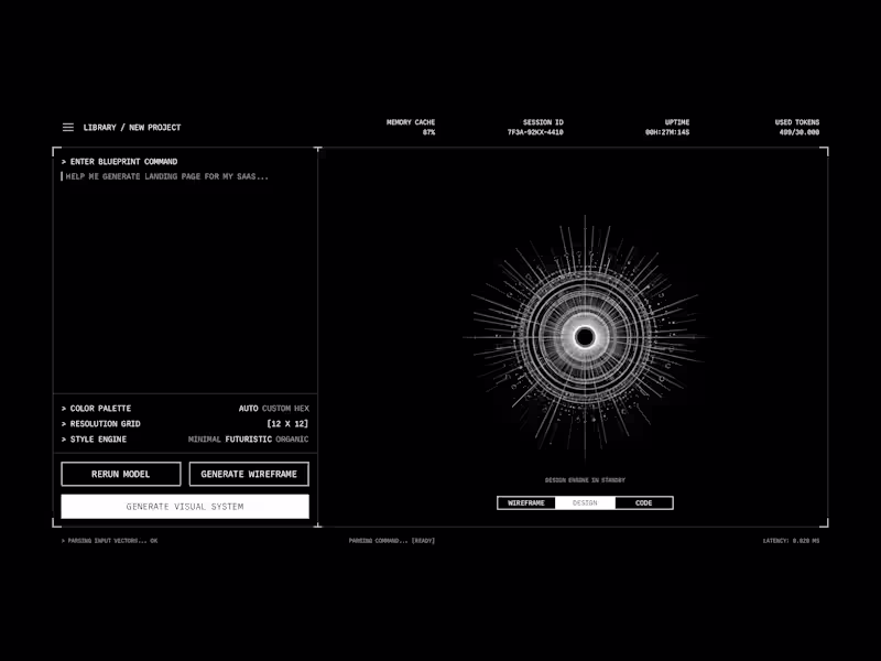 Cover image for FUI design experiments