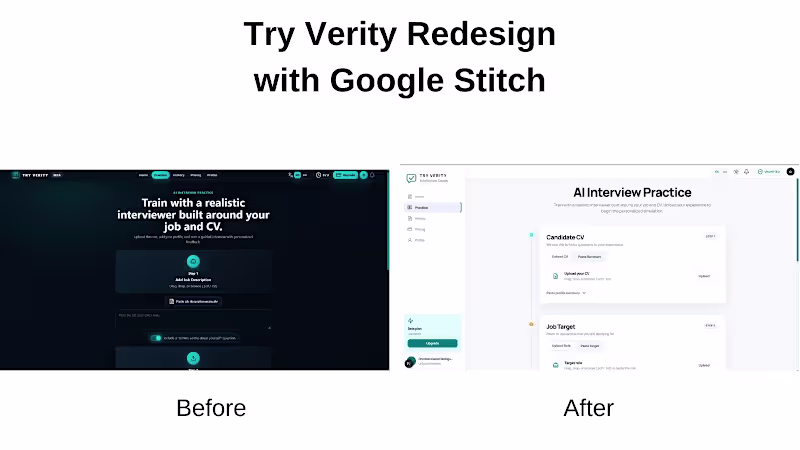 Cover image for Try Verity is an AI-powered interview coaching platform that...