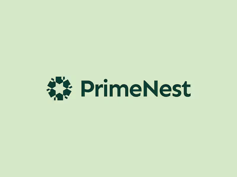 Cover image for PrimeNest Real Estate Logo Design.