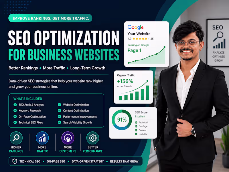 Cover image for SEO Optimization for Business Websites
