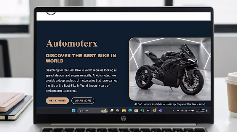 Cover image for Automoterx: High-Performance Automotive Web Platform