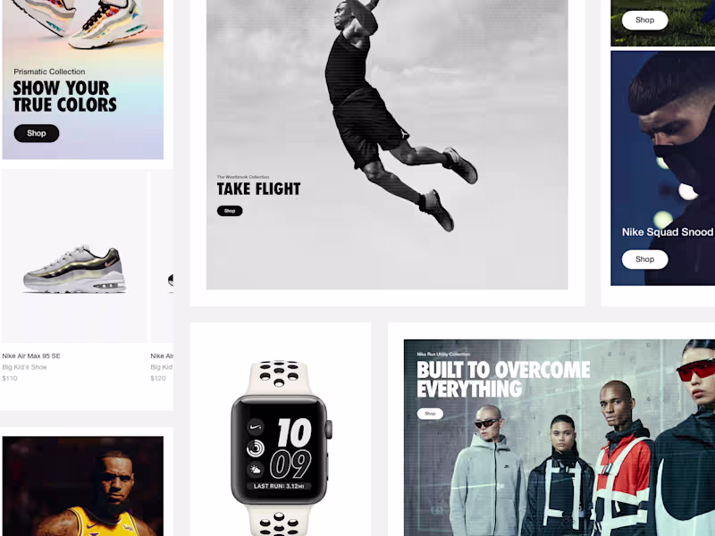Cover image for Nike Homepage 