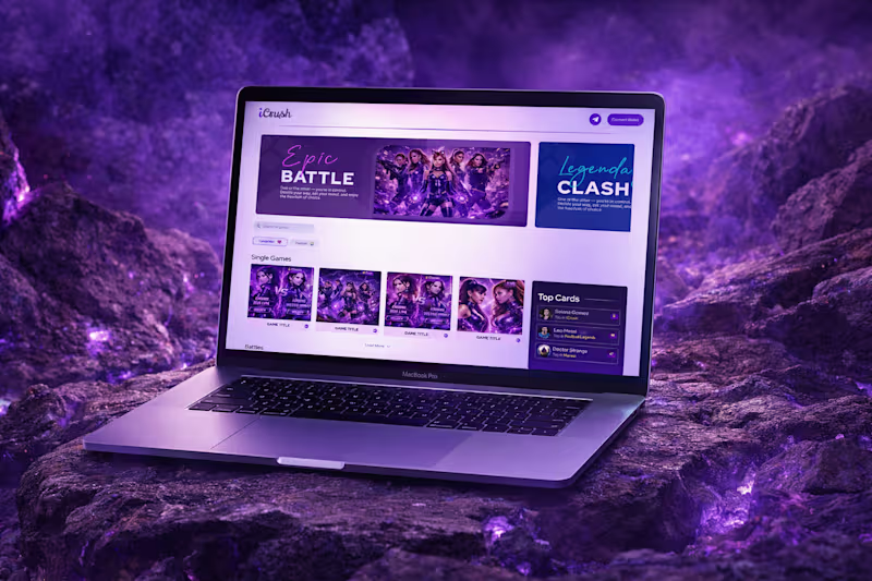 Cover image for iCrush– WEB3 BRAND IDENTITY & UX/UI DESIGN
