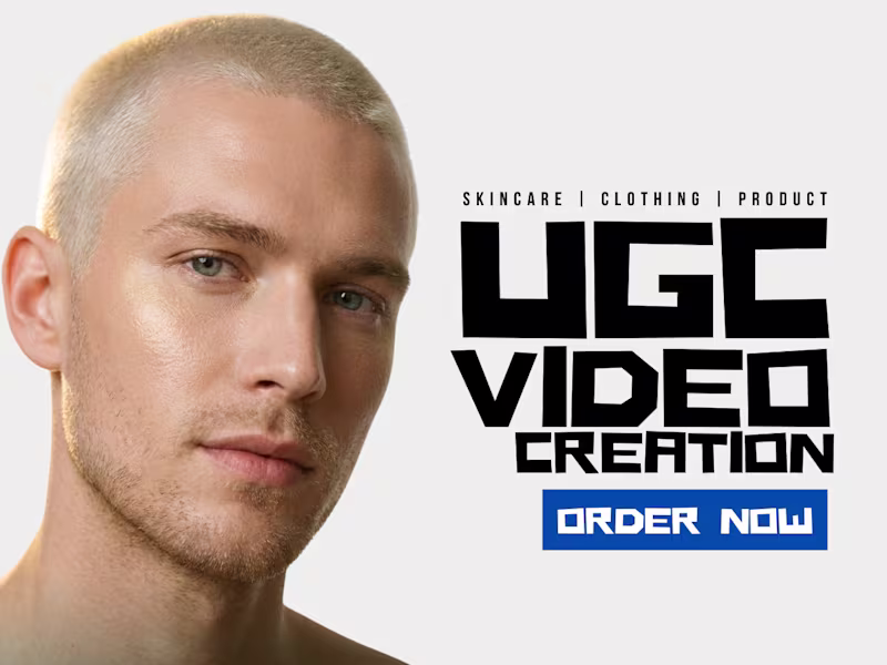Cover image for Create Ai UGC Video for your skincare, fashion brand, in 24hrs