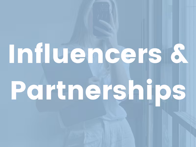 Cover image for Influencer & Partnership: Relationship Management & Briefing