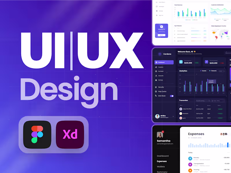 Cover image for I will do Website UI/UX Design in figma