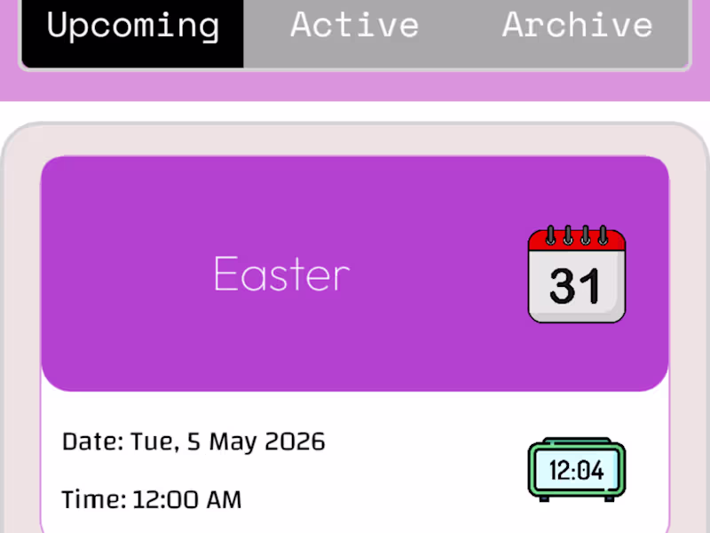 Cover image for Countdown App in React Native: Track Upcoming Events Seamlessly
