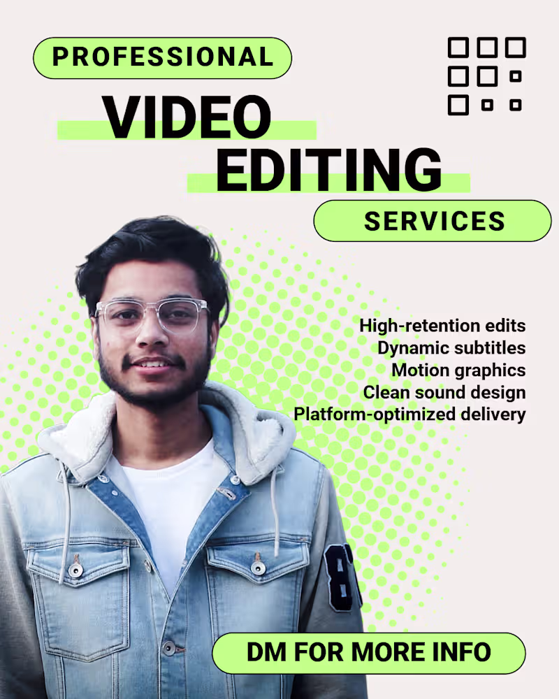 Cover image for Video Editing
